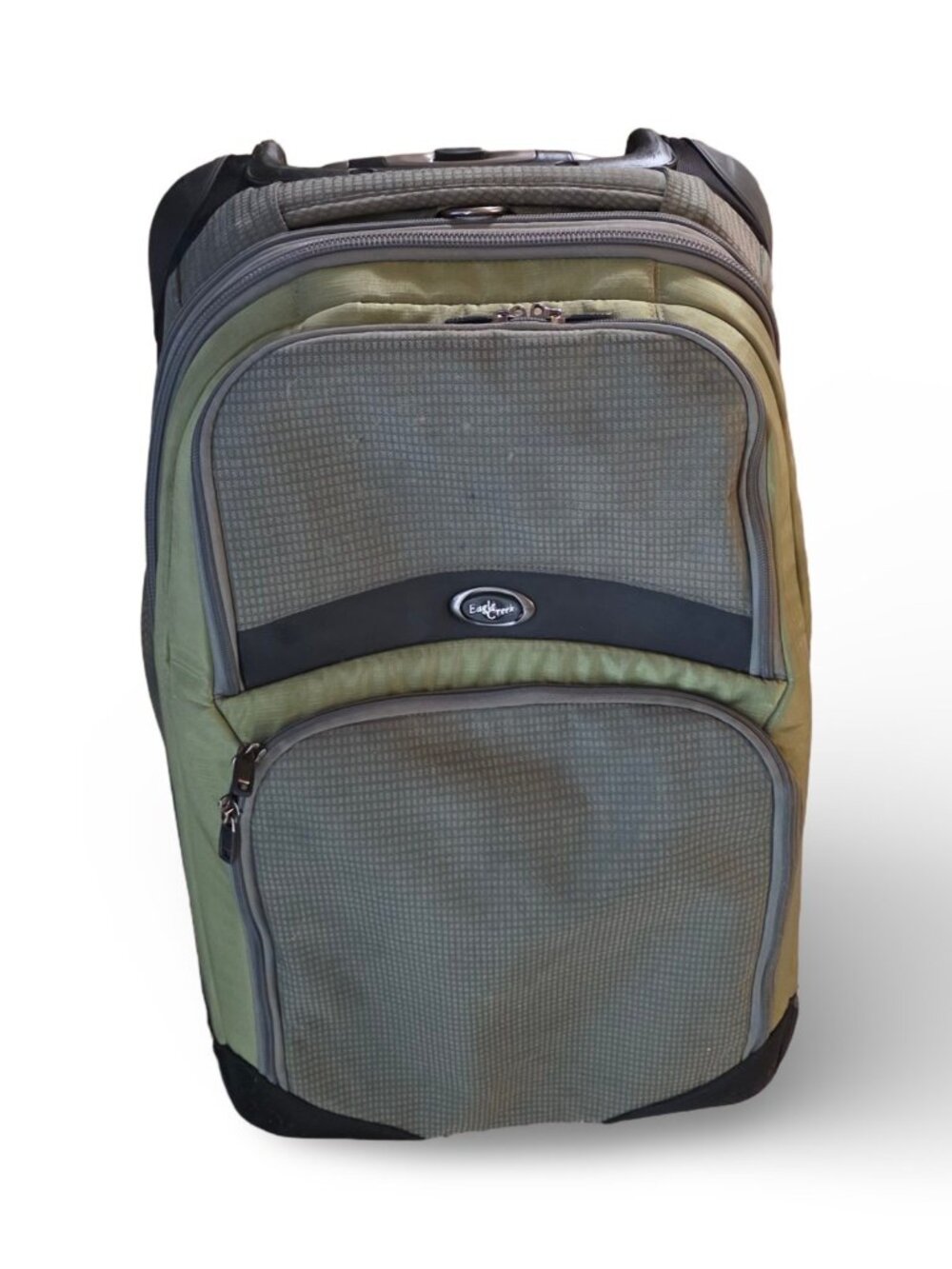 Eagle Creek Tarmac ES 22" Carry-On Luggage Rolling Suitcase Green 2-Wheel Uprigh